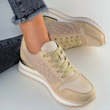 Sneaker Barbara Gold Beige Neu
